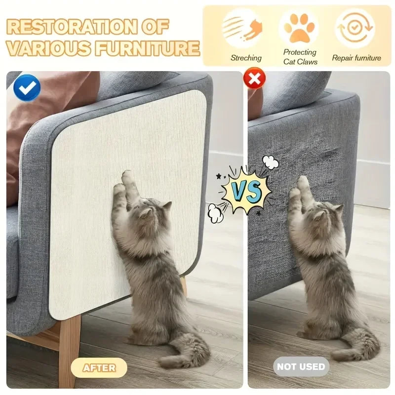 Trimmable Cat Scratch Furniture Protector